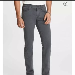 John Varvatos Bowery Slim Straight Men's 5 Pocket Jeans Size 29 Shark Gray
